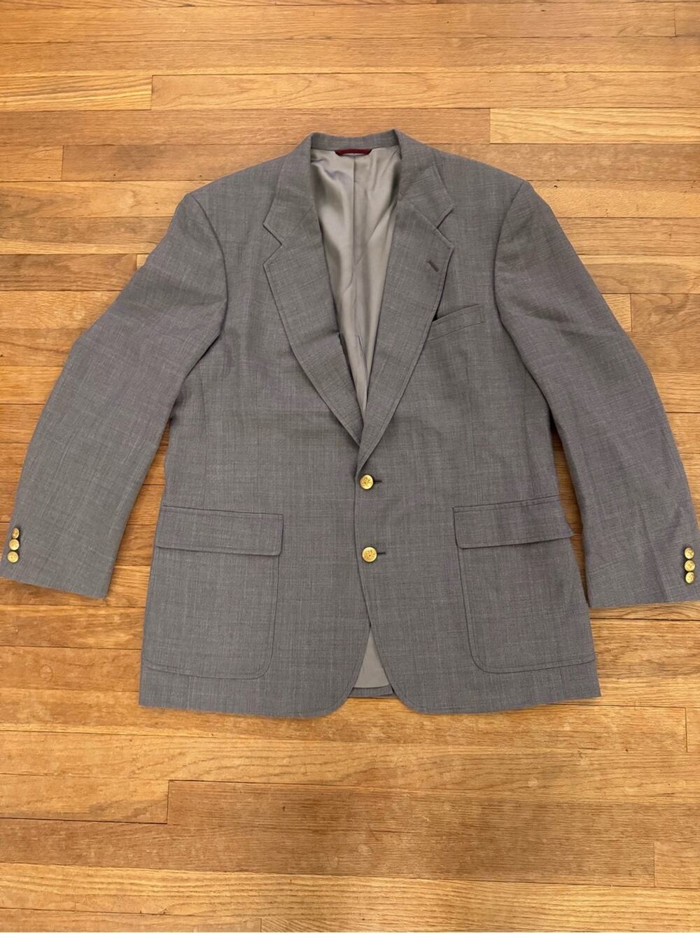 Hart Schaffner & Marx Men's Grey Jack Nicklaus Blazer Sport Coat - Size 42
b5